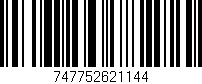 Código de barras (EAN, GTIN, SKU, ISBN): '747752621144'