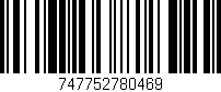 Código de barras (EAN, GTIN, SKU, ISBN): '747752780469'