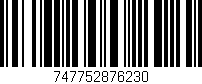 Código de barras (EAN, GTIN, SKU, ISBN): '747752876230'