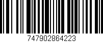 Código de barras (EAN, GTIN, SKU, ISBN): '747902864223'