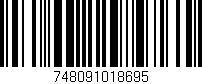 Código de barras (EAN, GTIN, SKU, ISBN): '748091018695'