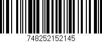 Código de barras (EAN, GTIN, SKU, ISBN): '748252152145'