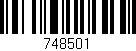 Código de barras (EAN, GTIN, SKU, ISBN): '748501'