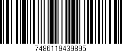 Código de barras (EAN, GTIN, SKU, ISBN): '7486119439895'