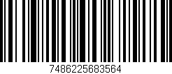 Código de barras (EAN, GTIN, SKU, ISBN): '7486225683564'