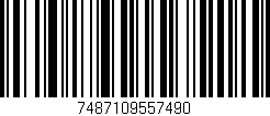 Código de barras (EAN, GTIN, SKU, ISBN): '7487109557490'