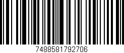 Código de barras (EAN, GTIN, SKU, ISBN): '7488581792706'