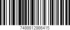 Código de barras (EAN, GTIN, SKU, ISBN): '7488912986415'