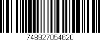 Código de barras (EAN, GTIN, SKU, ISBN): '748927054620'