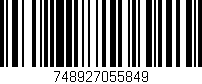 Código de barras (EAN, GTIN, SKU, ISBN): '748927055849'