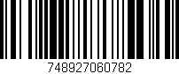 Código de barras (EAN, GTIN, SKU, ISBN): '748927060782'