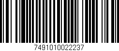 Código de barras (EAN, GTIN, SKU, ISBN): '7491010022237'