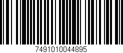 Código de barras (EAN, GTIN, SKU, ISBN): '7491010044895'