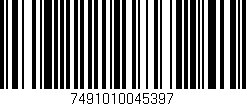Código de barras (EAN, GTIN, SKU, ISBN): '7491010045397'