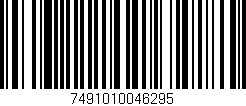 Código de barras (EAN, GTIN, SKU, ISBN): '7491010046295'