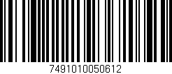 Código de barras (EAN, GTIN, SKU, ISBN): '7491010050612'