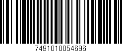 Código de barras (EAN, GTIN, SKU, ISBN): '7491010054696'