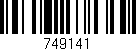 Código de barras (EAN, GTIN, SKU, ISBN): '749141'
