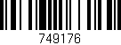 Código de barras (EAN, GTIN, SKU, ISBN): '749176'
