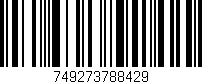 Código de barras (EAN, GTIN, SKU, ISBN): '749273788429'