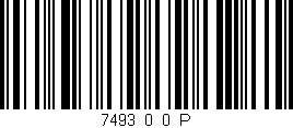 Código de barras (EAN, GTIN, SKU, ISBN): '7493_0_0_P'