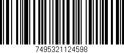 Código de barras (EAN, GTIN, SKU, ISBN): '7495321124598'
