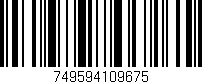 Código de barras (EAN, GTIN, SKU, ISBN): '749594109675'
