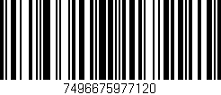 Código de barras (EAN, GTIN, SKU, ISBN): '7496675977120'