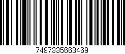 Código de barras (EAN, GTIN, SKU, ISBN): '7497335663469'