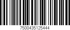 Código de barras (EAN, GTIN, SKU, ISBN): '7500435125444'