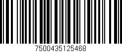 Código de barras (EAN, GTIN, SKU, ISBN): '7500435125468'