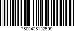 Código de barras (EAN, GTIN, SKU, ISBN): '7500435132589'