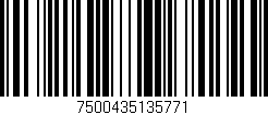 Código de barras (EAN, GTIN, SKU, ISBN): '7500435135771'