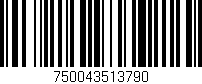 Código de barras (EAN, GTIN, SKU, ISBN): '750043513790'
