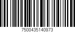 Código de barras (EAN, GTIN, SKU, ISBN): '7500435140973'