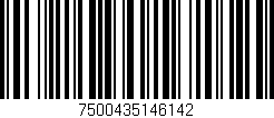 Código de barras (EAN, GTIN, SKU, ISBN): '7500435146142'