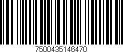 Código de barras (EAN, GTIN, SKU, ISBN): '7500435146470'