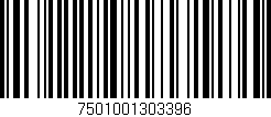 Código de barras (EAN, GTIN, SKU, ISBN): '7501001303396'