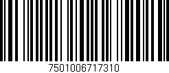 Código de barras (EAN, GTIN, SKU, ISBN): '7501006717310'