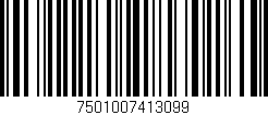 Código de barras (EAN, GTIN, SKU, ISBN): '7501007413099'