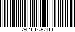 Código de barras (EAN, GTIN, SKU, ISBN): '7501007457819'
