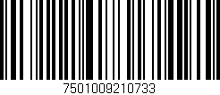 Código de barras (EAN, GTIN, SKU, ISBN): '7501009210733'