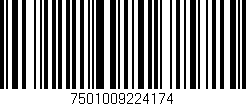 Código de barras (EAN, GTIN, SKU, ISBN): '7501009224174'
