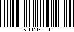 Código de barras (EAN, GTIN, SKU, ISBN): '7501043709781'