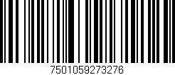 Código de barras (EAN, GTIN, SKU, ISBN): '7501059273276'