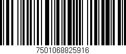 Código de barras (EAN, GTIN, SKU, ISBN): '7501068825916'