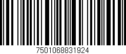 Código de barras (EAN, GTIN, SKU, ISBN): '7501068831924'