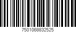 Código de barras (EAN, GTIN, SKU, ISBN): '7501068832525'