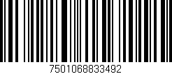 Código de barras (EAN, GTIN, SKU, ISBN): '7501068833492'