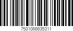 Código de barras (EAN, GTIN, SKU, ISBN): '7501068835311'